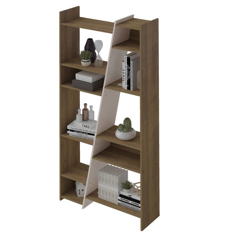 Itaituba   Bookcase - Pine/ Off White