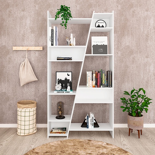 Uberaba   Bookcase - White