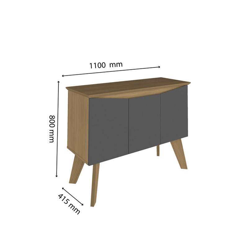 Jau Buffet - Oak/ Graphite