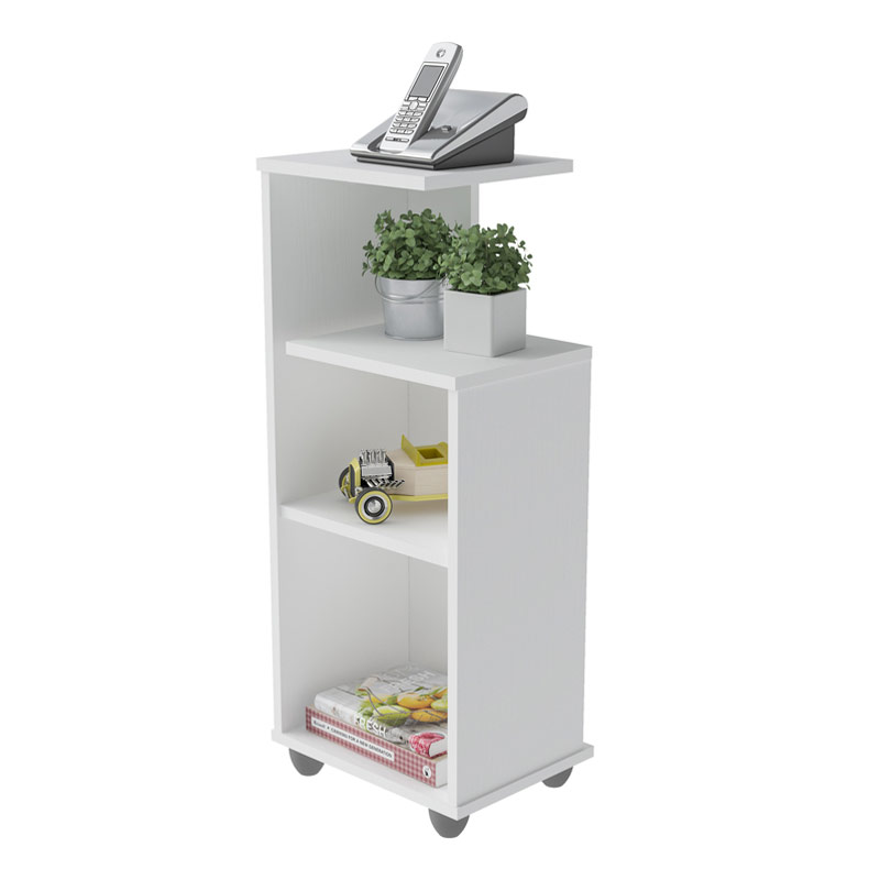 Jequie Claros End Table - White 