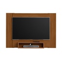 Lages Tv Wall Panel - Cedar-Cedar/ Off White