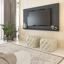 Lagoas Tv Wall Panel - Black