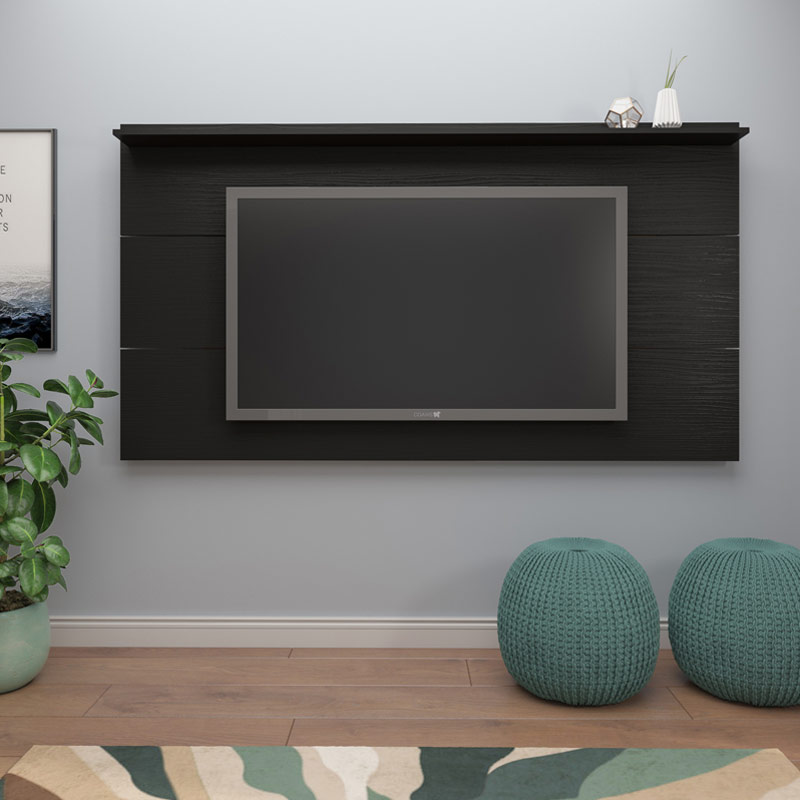 Lagoas Tv Wall Panel - Black