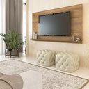 Lagoas Tv Wall Panel - Pine