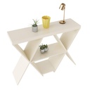 Lumiar Grossa Console Table - Off White