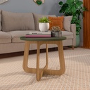 Mesquita Coffee Table - Mint/ Oak