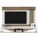 Mogi Tv Wall Panel - Off White/ Pine 