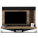 Mogi Tv Wall Panel - Rustic/ Black