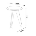 Parnaiba End Table - White 