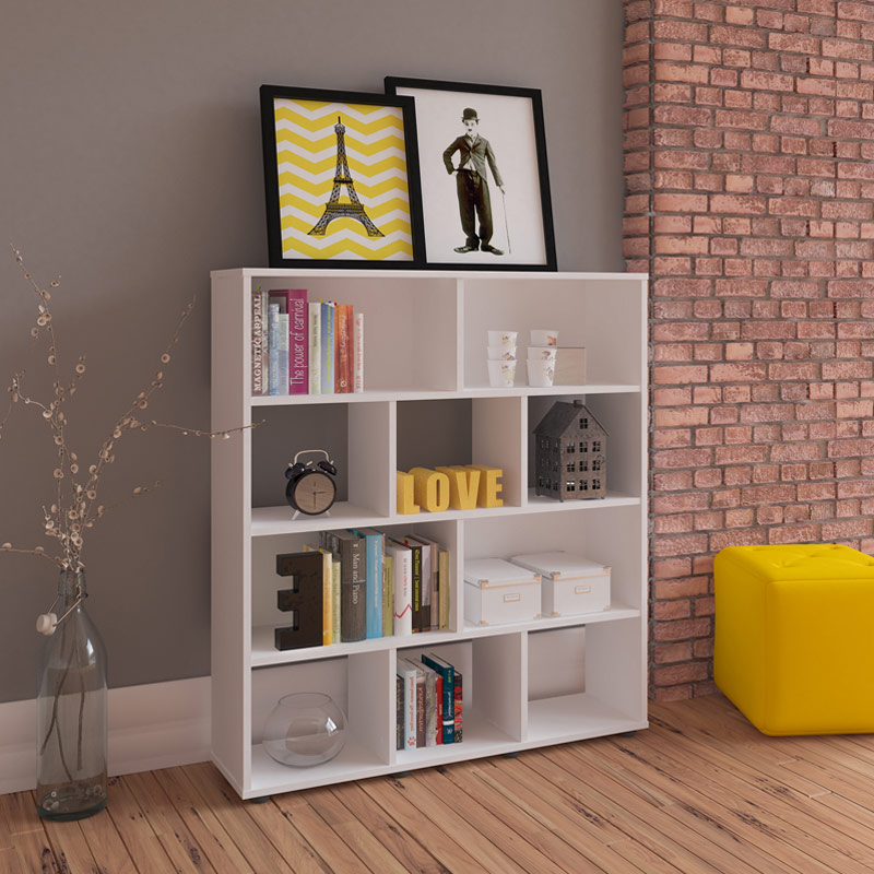 Pinhais Bookcase - White 