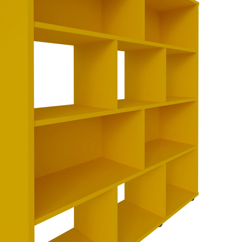 Pinhais Bookcase - Yellow  