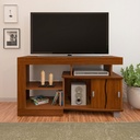 Pocos Tv Stand - Cedar-Cedar/ Off White