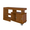 Pocos Tv Stand - Cedar-Cedar/ Off White