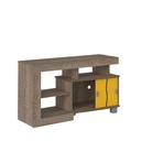 Pocos Tv Stand - Cinnamon-Cinnamon/ Yellow