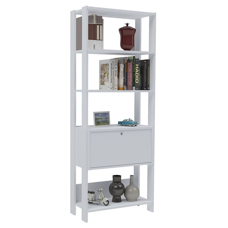 Pouso Bookcase - White