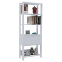 Pouso Bookcase - White