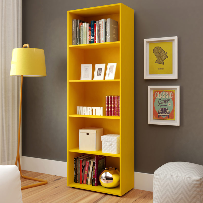Queimados Bookcase - Yellow  