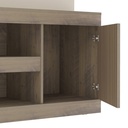 Resende Entertainment Center - Off White/ Slatted Pine