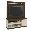 Resende Entertainment Center - Walnut/ Off White