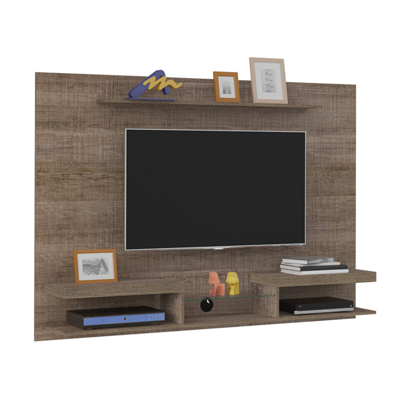 Rio Tv Wall Panel - Cinnamon