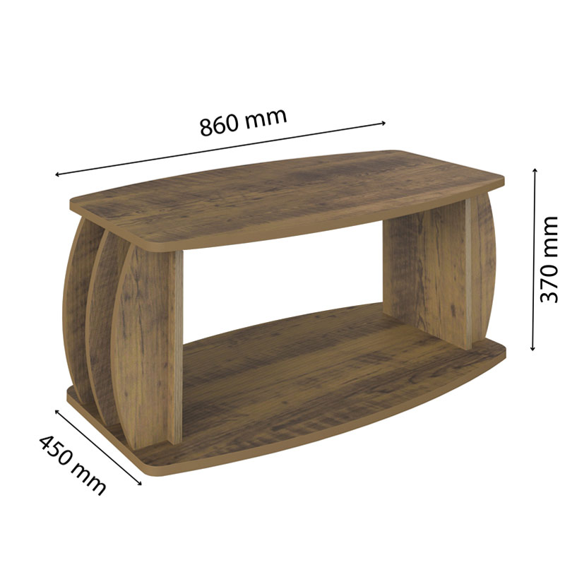 Rocha Preto Coffee Table - Pine