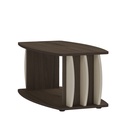 Rocha Preto Coffee Table - Walnut/ Off White