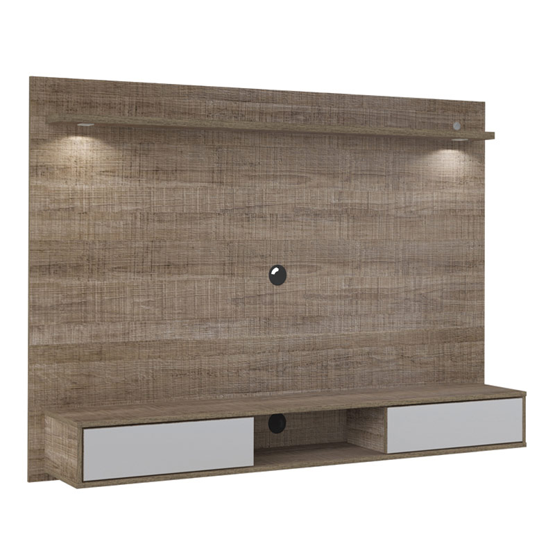 Sabara Tv Wall Panel - Cinnamon