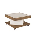 Salto Coffee Table - Pine/ Off White 