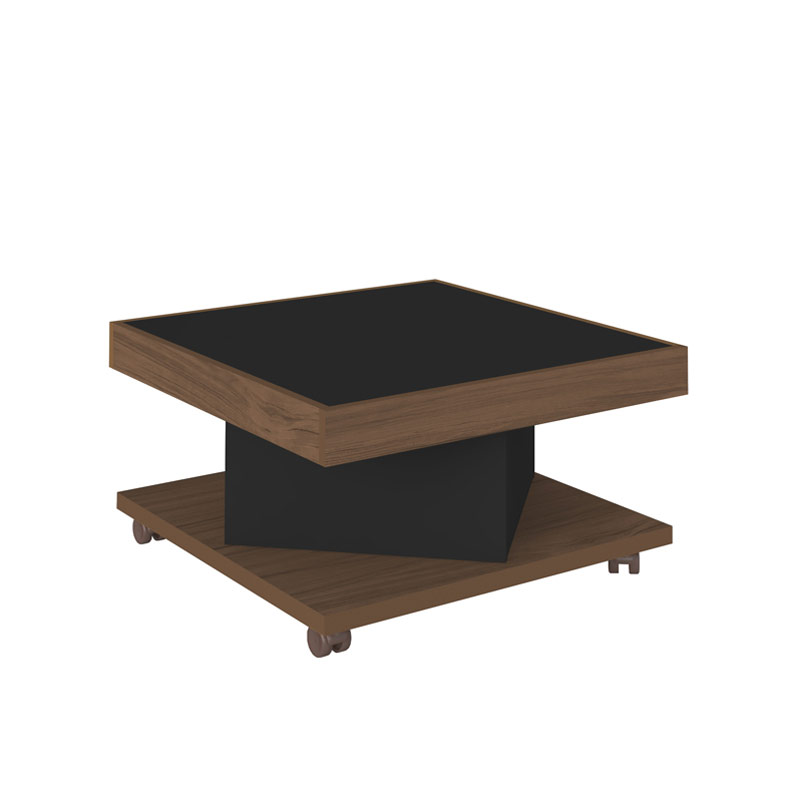 Salto Coffee Table - Walnut/ Black