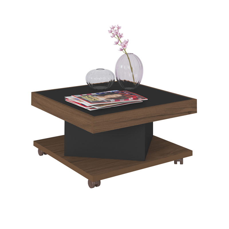 Salto Coffee Table - Walnut/ Black