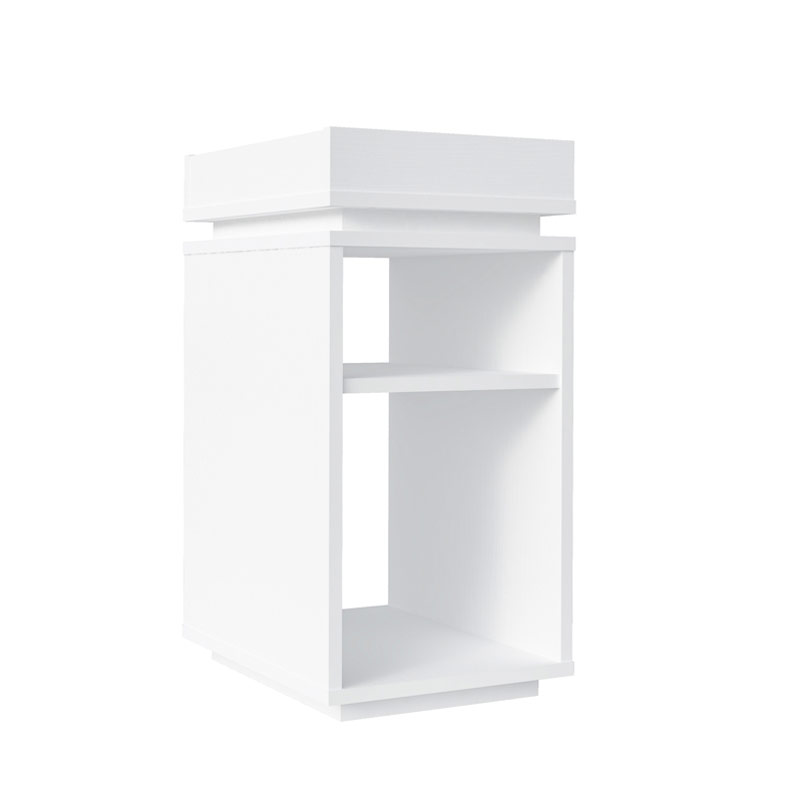 Santa End Table - White 