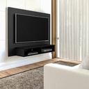 Santa Tv Wall Panel - Black