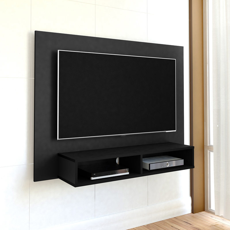 Santa Tv Wall Panel - Black