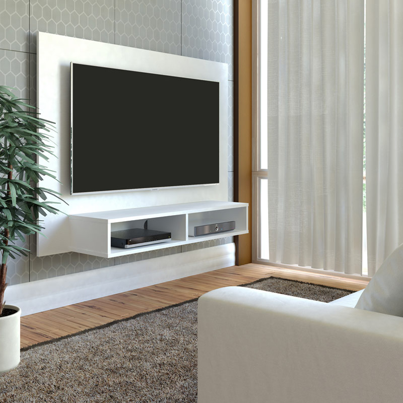 Santa Tv Wall Panel - White  