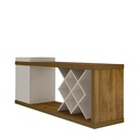 Sapucaia TV Stand Bar - Pine/ Off White