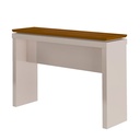 Senador Console Table - Off White/ Cedar