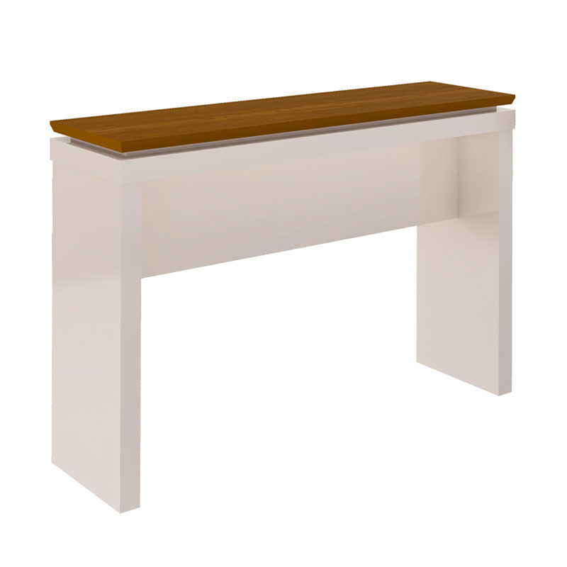 Senador Console Table - Off White/ Cedar