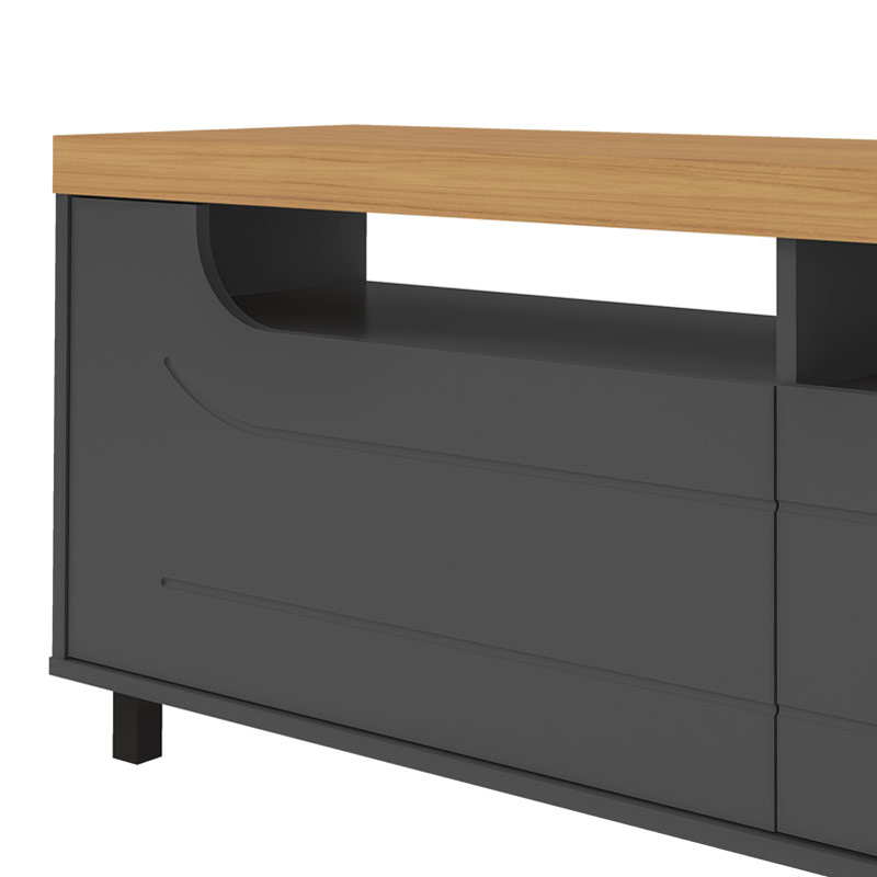 Teixeira Alegre Tv Stand - Oak/ Graphite