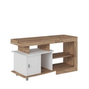 Teixeira Velho Tv Stand - Rustic/ White