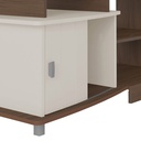 Teixeira Velho Tv Stand - Walnut/ Off White