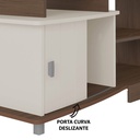 Teixeira Velho Tv Stand - Walnut/ Off White