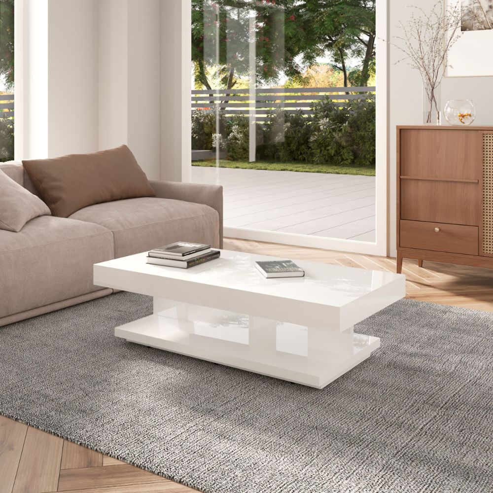 Idiya Fortdodge Coffee Table, White