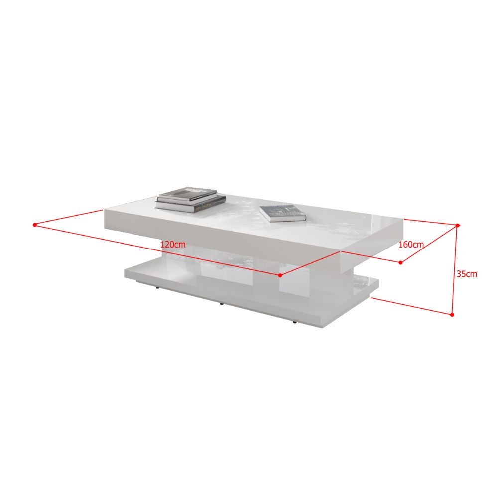 Idiya Fortdodge Coffee Table, White