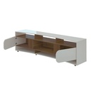 Fortaleza Tv Stand - Off White/ Slated Pine