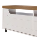 Porto Alegre Tv Stand - Pine/ Off White