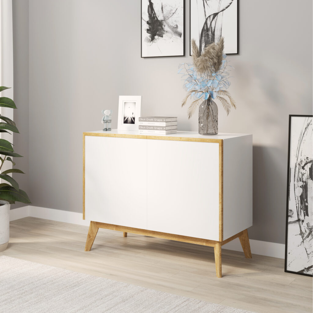 Idiya MICHIGAN Sideboard / Cabinet , White