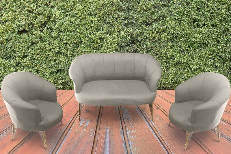 Idiya FLORIDA Outdoor Sofa set, Light Grey