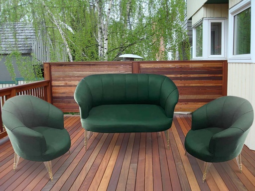 Florida Outdoor Sofa Set, Green