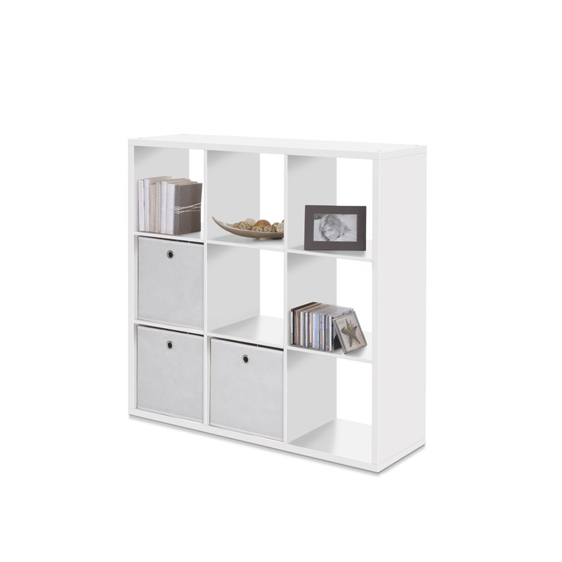 HalleShelving unit with 9 cubes