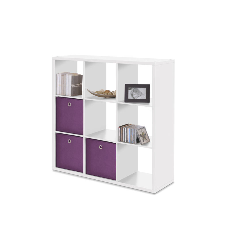 HalleShelving unit with 9 cubes